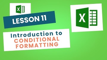 📘 Lesson 11: Introduction to Conditional Formatting | First Steps in Excel