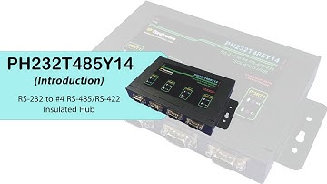 PH232T485Y14 Serial RS232 to #4 RS485/RS422 Converter