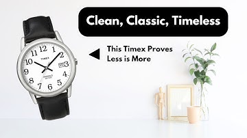 Timex Easy Reader - Easy to Read, Easy to Love!