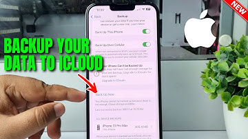 iPhone 13/13 Pro: How to Immediately Backup Your Data to iCloud