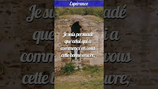 La Bonne Œuvre En Nous... Un Message Despérance Érance