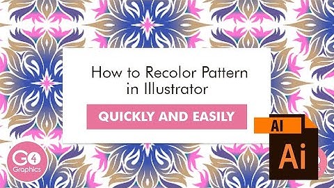 How to Recolor Pattern in Illustrator quickly and easily