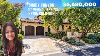 Inside a $6,680,000 Shady Canyon Home | 27 Vernal Spring, Irvine CA | Luxury Home Tour