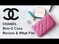 Chanel Classic Mini Pouch | Chanel Mini O Case | Chanel Pouch| Review and What Fits