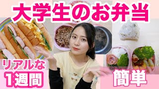 お弁当 一人暮らし現役大学生の1週間の簡単作り置きのお弁当 料理 おかず 作り置き Youtube