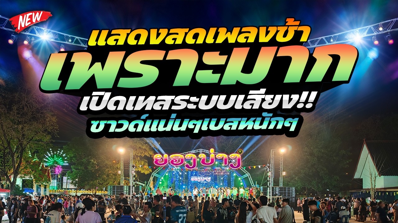 🔥แสดงสดเพลงช้าเพราะมาก! ล่าสุด 2026 ep.10 #เบสนิ่มๆๆ #ซาวด์แน่นๆเบสหนักๆ 🚩 วงยองบ่างกีต้าร์เรคคอร์ด