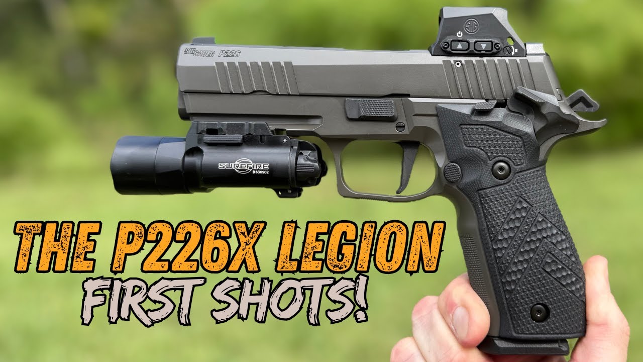 First Shots with the Sig Sauer P226X Legion! - YouTube
