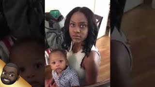Gay man slaps woman with baby