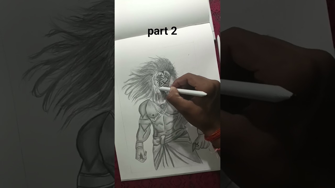 mahavatar narsimha sketch part 2 