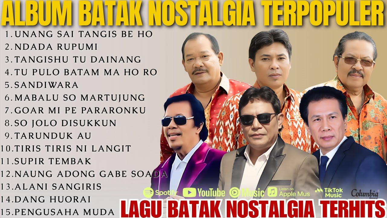 Album Batak Nostalgia Terhits ||Lagu Batak Lawas Terbaik Sepanjang Masa||Mengenang Masa Lalu ||