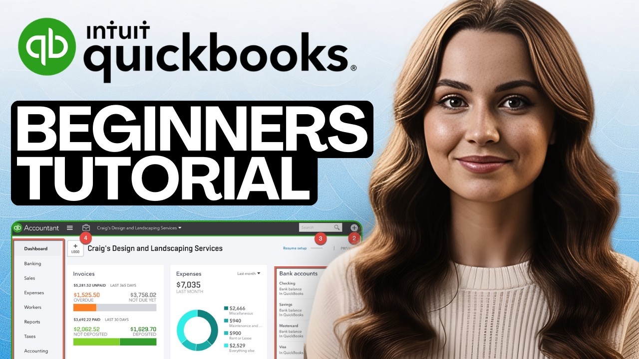 Quickbooks Bookkeeping For Beginners 2026 (In-Depth Tutorial) - YouTube