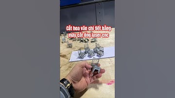 Cắt hoa văn chi tiết bằng máy cắt ống laser cnc #catlaser #catonglaser #lasercutting