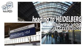 Deutschland railway | Heading to Heidlelburg | Germany | rail vlog