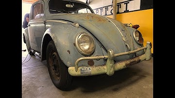 Will it Run? RARE 1959 VW Beetle! FIRST START IN OVER 40 YEARS! Volkswagen/Porsche RESTORATION, VW
