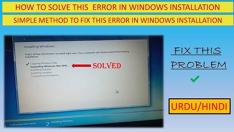 Windows 7 installation stuck at expending files | fixed |