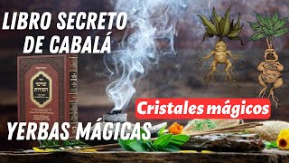 Libro Secreto de Kabbalah sobre el poder de las plantas y los cristales mágicos