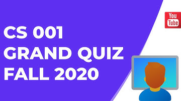 CS001 GRAND QUIZ FALL 2020 Virtual University Of Pakistan