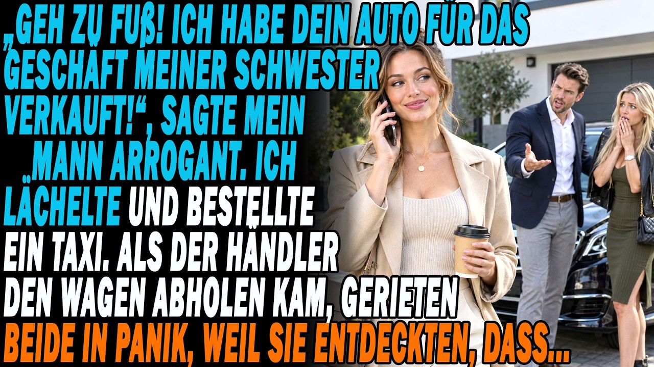 Ich stand in der Küche, der Kaffee lief durch, alles war wie immer – bis ich auf die Einfahrt sah. Da stand er. Ein weißer Wagen, blitzblank, so unschuldig, dass es fast wehtat. Niemand hatte uns...