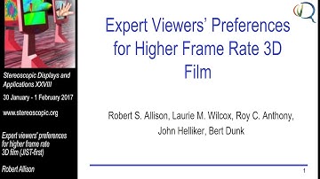 SD&A 2017: Expert viewers