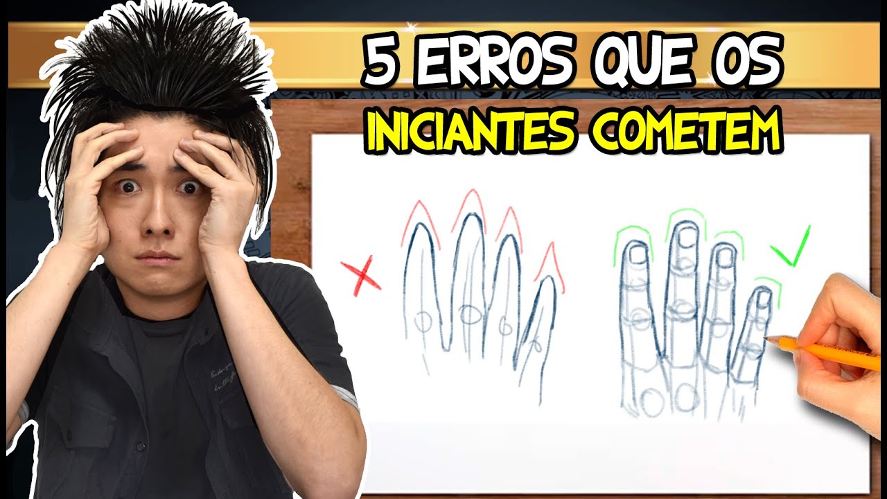 5 ERROS para DESENHAR que os INICIANTES COMETEM