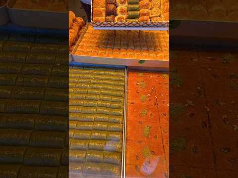 جربت اشهر واطيب محل حلويات في تركيا  بقلاوة