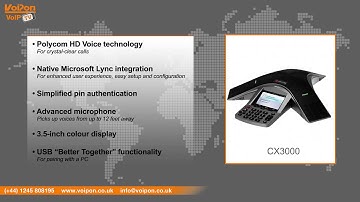 Polycom CX3000 IP Conference Phone Review / Unboxing