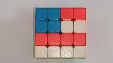 Make an American Flag on 4×4 Rubik