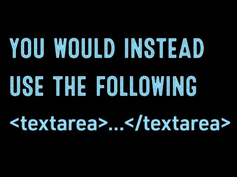 Designers Learn Code: Forms—Textarea