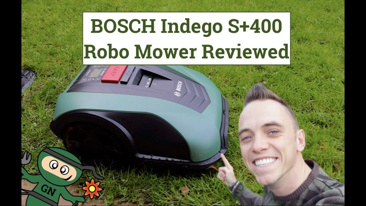 Robotic Lawn Mowers: Bosch Indego S+ Reviewed - Garden Ninja: Lee Burkhill Garden Design