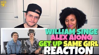 William SInge \& Alex Aiono - Get You (Daniel Caesar) \& Same Girl (Usher \& R. Kelly) | REACTION
