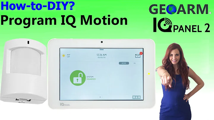 Qolsys IQ Motion - IQ Panel 2 Programming