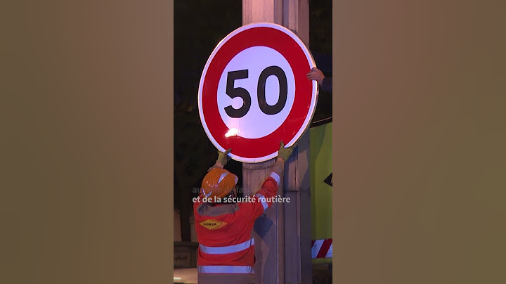 Périphérique parisien: début du passage à 50 km/h