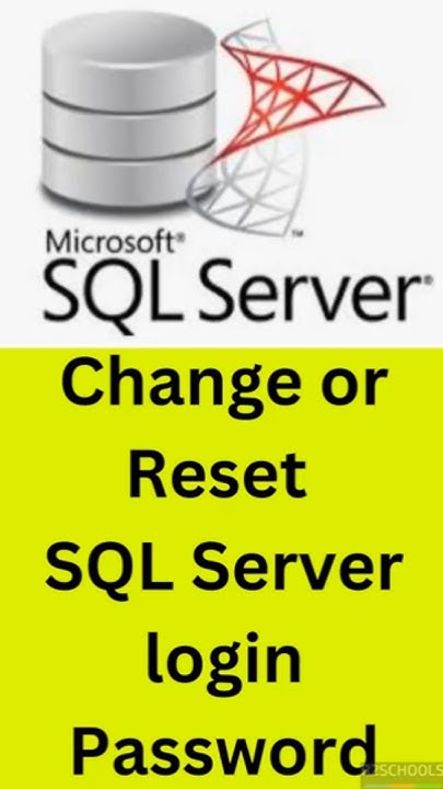 The Easiest Way to Reset SQL Server Password|How to Reset SQL Server ...