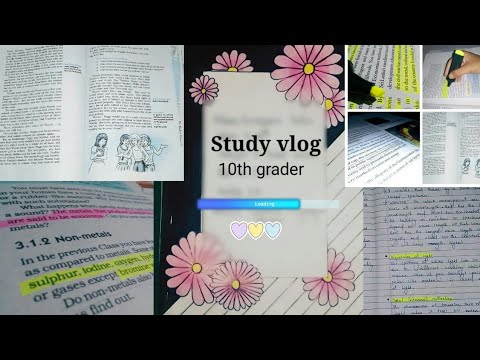 ||class 10th study vlog|| making project , holiday homework, etc...