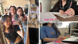 Uni Vlog📓: finals week, studying, hanging out w/ friends