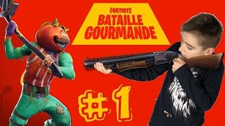 #1 FORTNITE : MA PREMIÈRE VIDÉO !!! Bataille gourmande invasion de burger géants !!! - Cocogaming