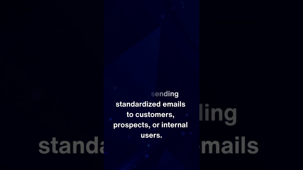 Email Templates in Salesforce Shorts Video 