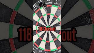 118 Checkout #checkout #darts #pdc #lukelittler #dartsreviews #180 #dartschallenge #wdf #bdo #modus
