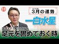 【2022年3月一白水星の運勢】ステップアップには足元を固めて！｜高島暦の著者が鑑定した今月の運勢と占い！｜今月の金運・仕事運・健康運・人間関係・吉方位は？｜高島暦・松本象湧・神宮館 TV