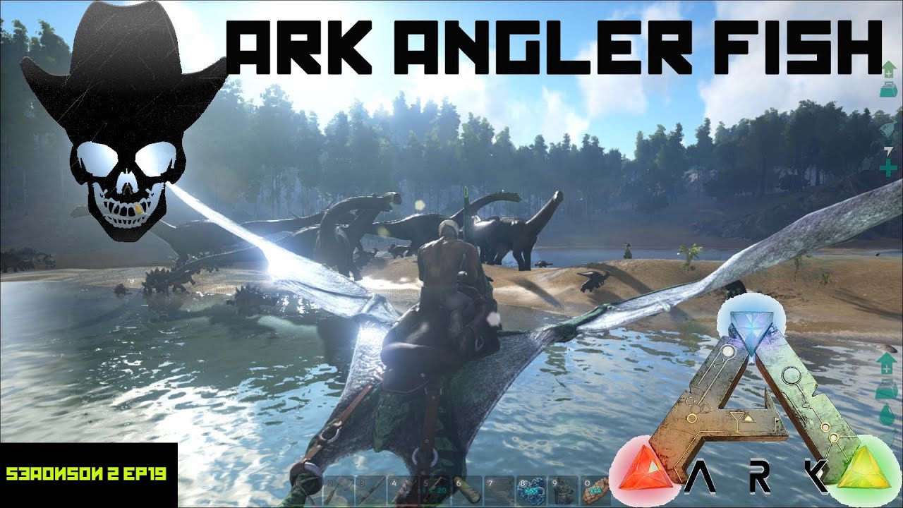 ARK Survival Evolved AnglerFish, Catapult and Mini Turret YouTube