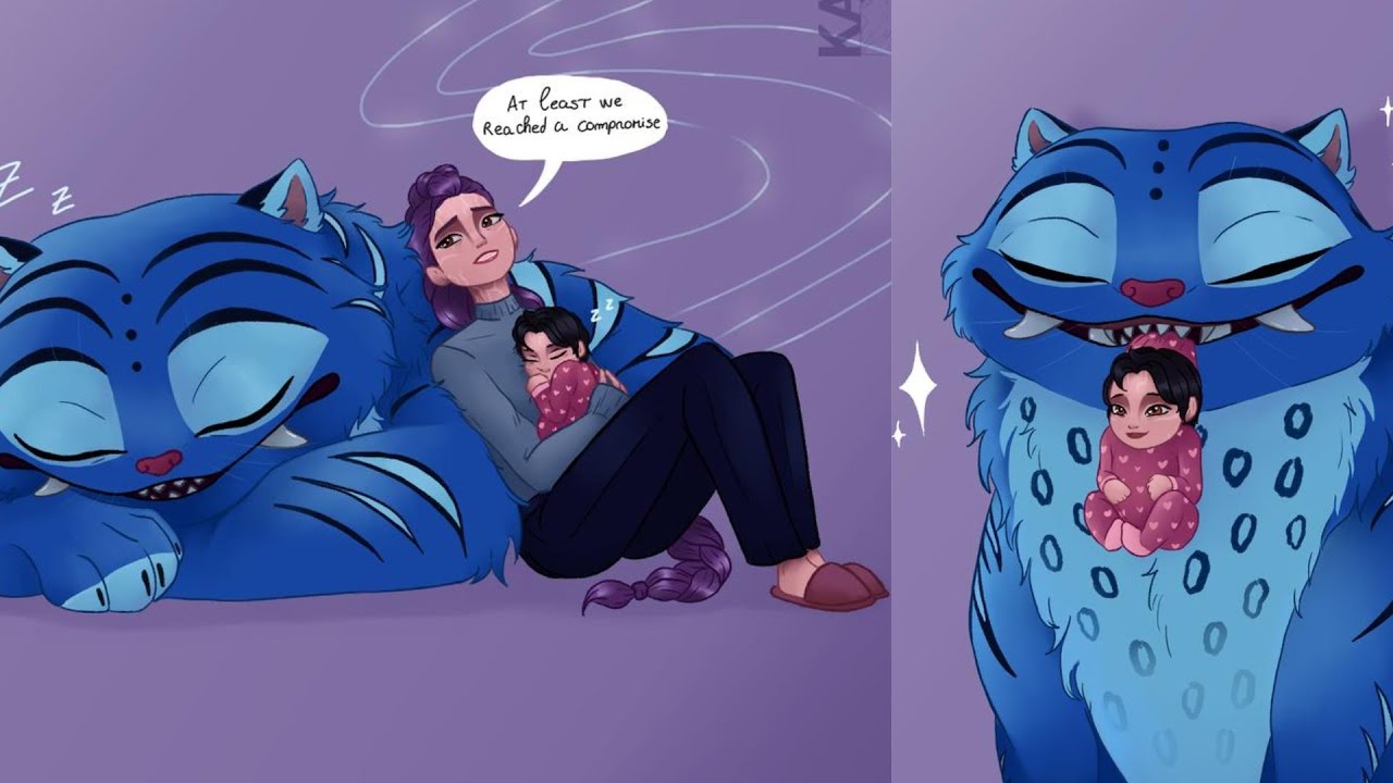 Derpy Loves Rumi's Baby!👶🍼👩‍🍼KPop Demon Hunters Comic Dub