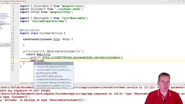 Building a Angular4+ Web App | S4P40 | Returning a Observable instead of a Array in the service
