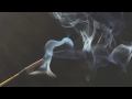 線香の煙をスローで撮ってみた Smoke of incense stick with slo motion