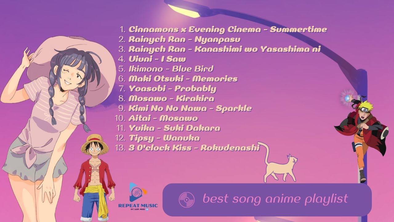 BEST SONGS ANIME PLAYLIST | KUMPULAN LAGU ANIME - YouTube