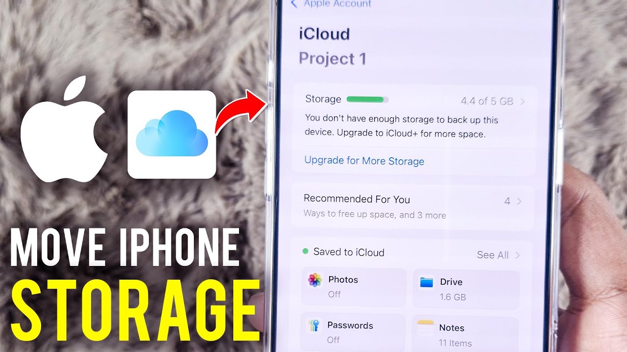 How to move iphone storage to icloud | Free Up Space Easily - YouTube