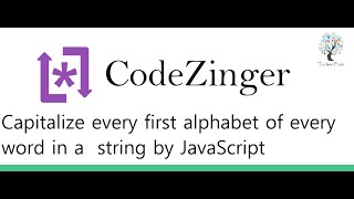 Capitalize every first alphabet of each word in a string by JavaScript