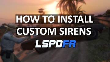 How to install custom sirens into GTA 5 Mods | LSPDFR