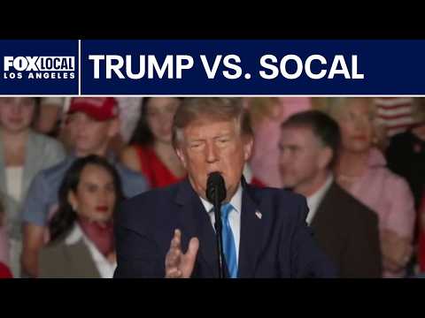 Trump suggests Iran could ‘take out’ Los Angeles and San Diego