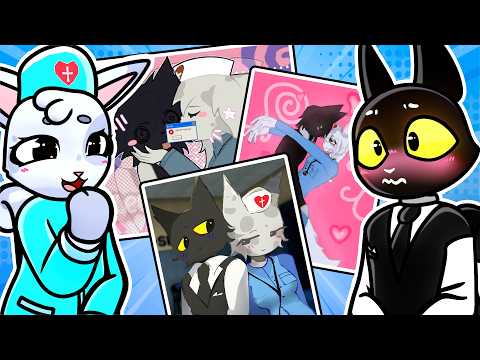 Compilado de REACTS ROMÂNTICOS do ANIMAL HOSPITAL VR!