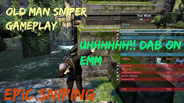 uncharted 4 multiplayer. Tough Old man sniper gameplay!!! TDM #6